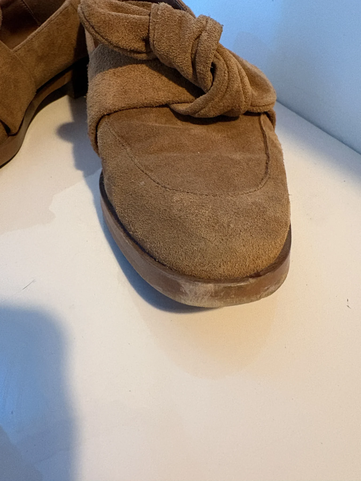 Image for Maguire camel suede loafers – Size 38