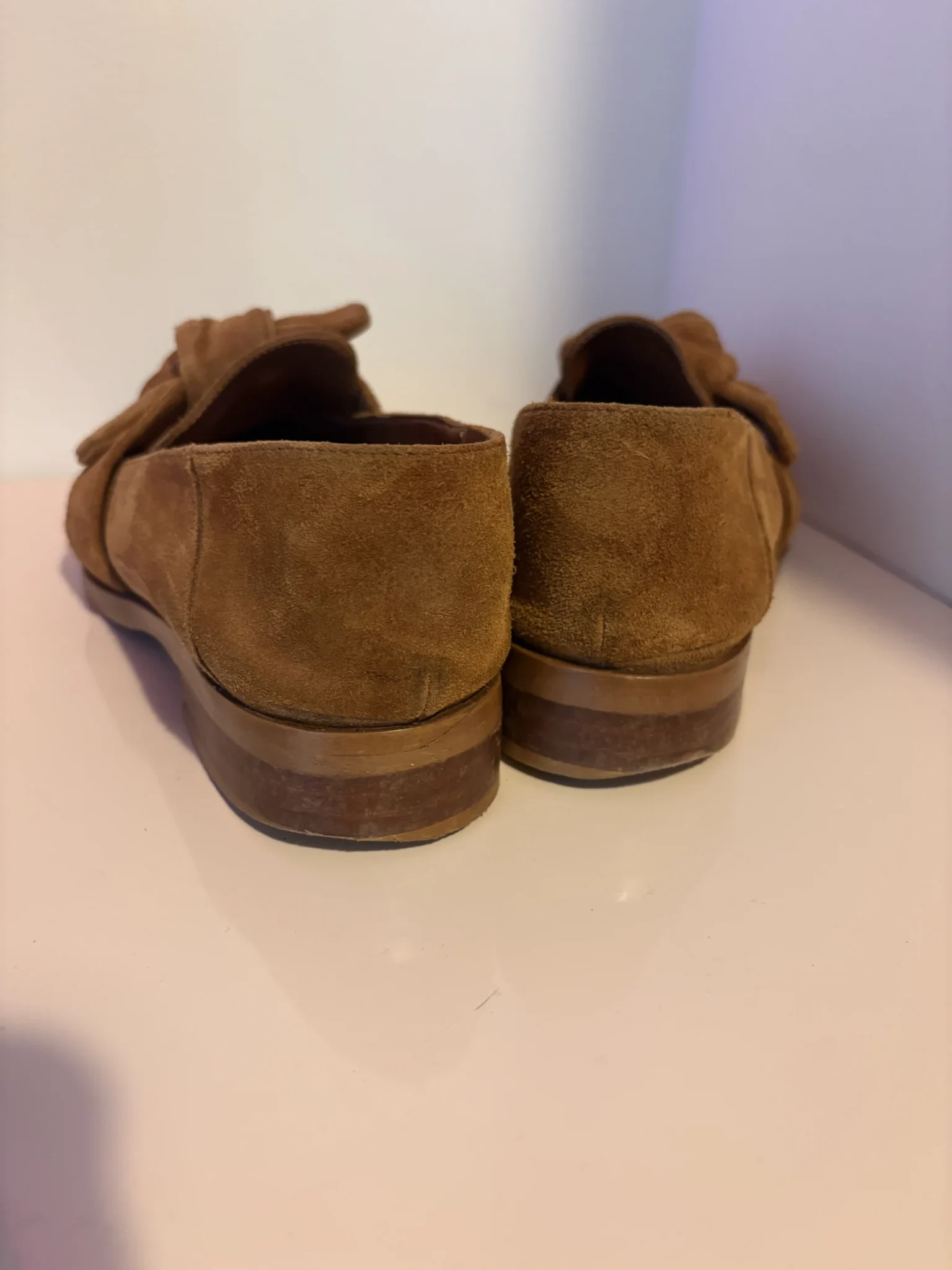 Image for Maguire camel suede loafers – Size 38