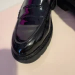 Thumbnail for Black patent leather Rockport loafers – Size 9M (39)