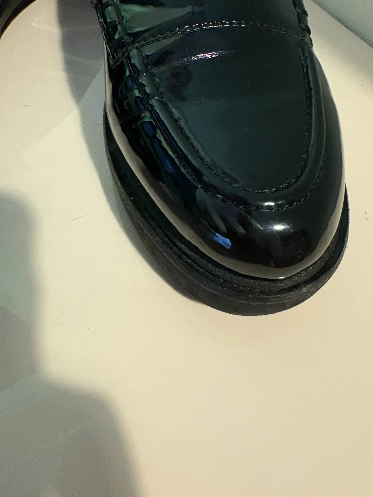 Image for Black patent leather Rockport loafers – Size 9M (39)