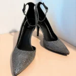 Featured thumbnail for Michael Kors glittery strappy heels – Size 39 (9M)