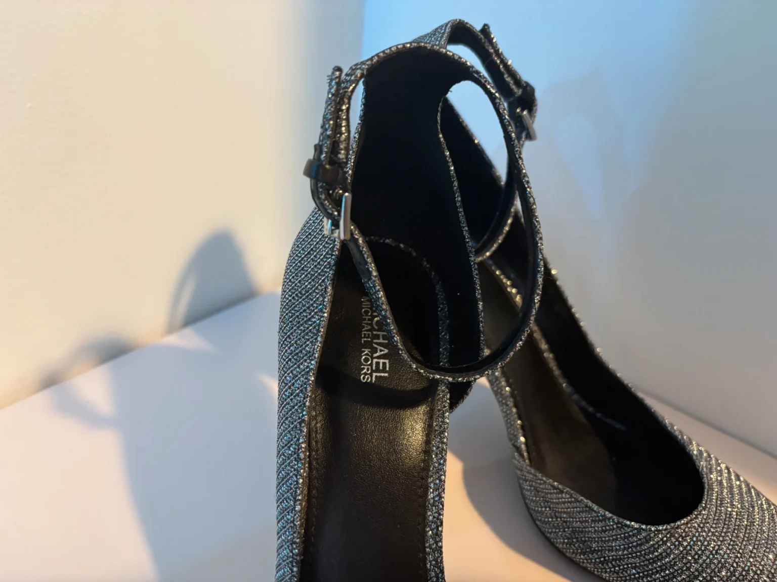 Image for Michael Kors glittery strappy heels – Size 39 (9M)