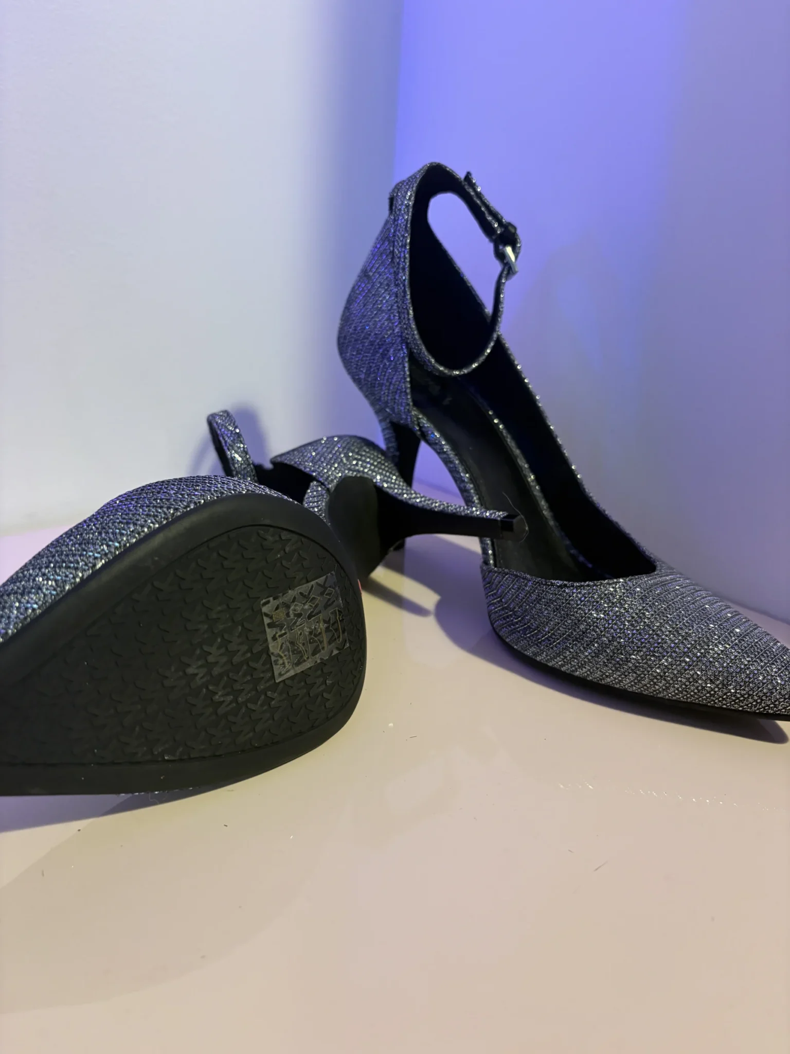 Image for Michael Kors glittery strappy heels – Size 39 (9M)