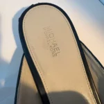 Thumbnail for Michael Kors – Leopard-print calfskin-effect leather mules – Size 9M
