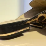 Thumbnail for Michael Kors – Leopard-print calfskin-effect leather mules – Size 9M