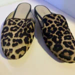 Thumbnail for Michael Kors – Leopard-print calfskin-effect leather mules – Size 9M