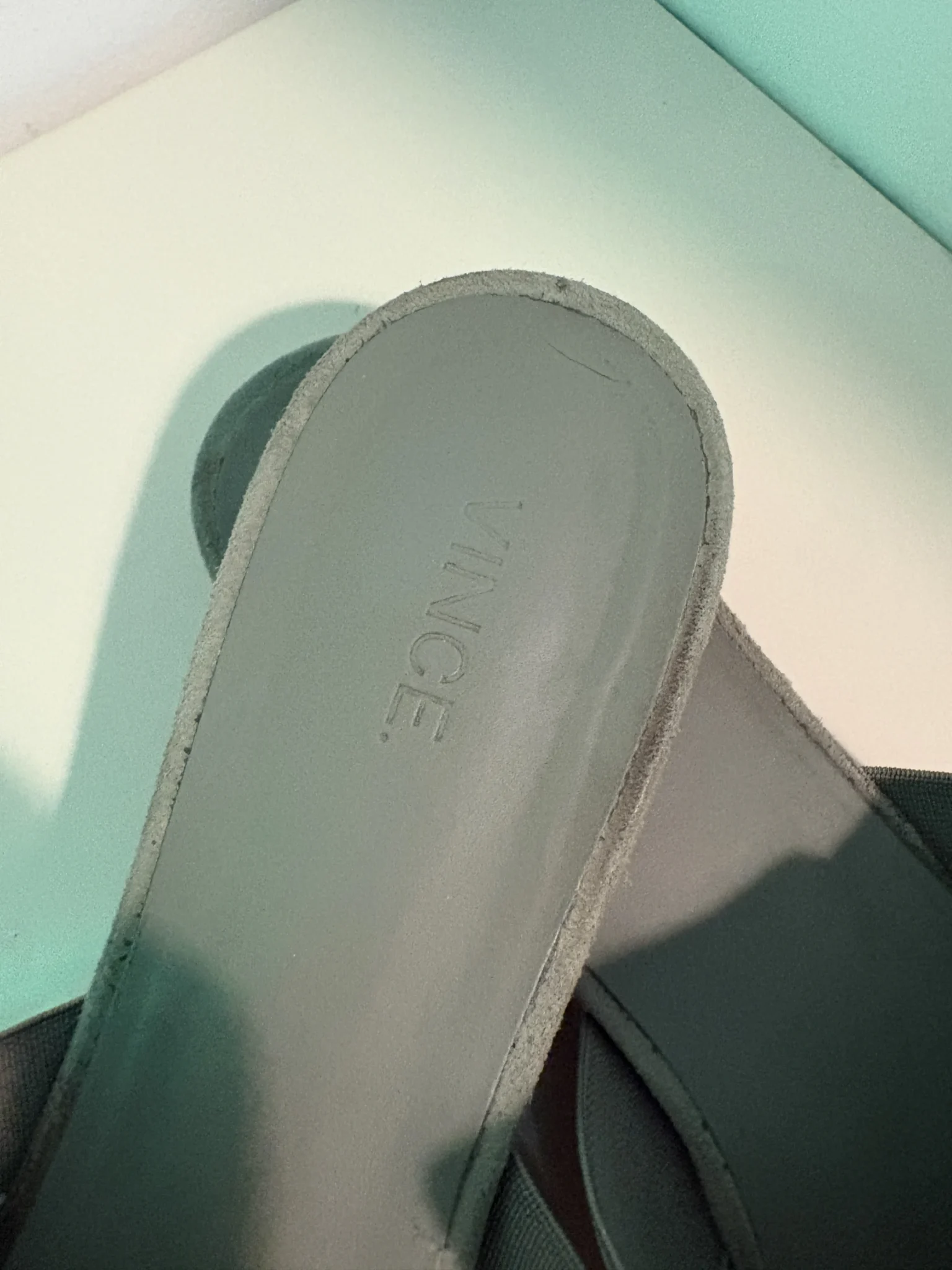 Image for Vince grey suede mules – Size 38 (US 8)