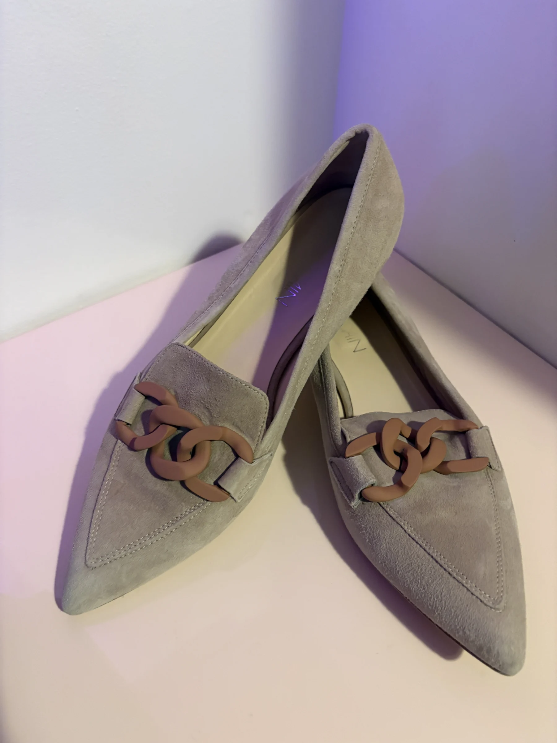 Mules Marc Cain en suède gris – Fabriquées en Italie – Pointure 41 *Autre seconde main