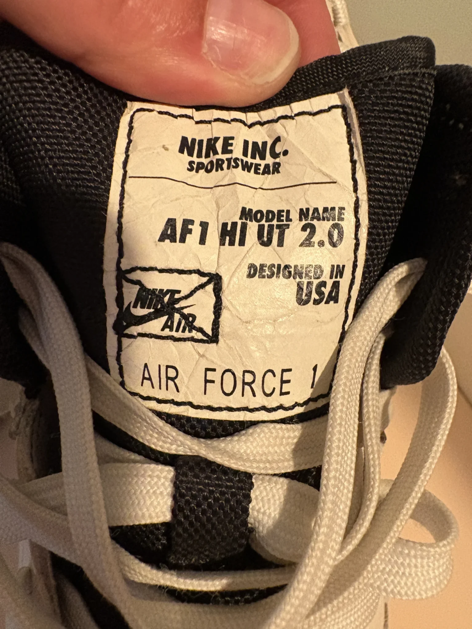 Image for Nike Air Force 1 High Utility 2.0 – White Size: US 7.5