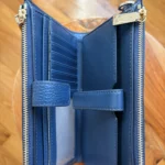 Thumbnail for Large, brand-new Michael Kors wallet in navy blue