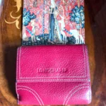 Featured thumbnail for Longchamp Le Foulonné red wallet