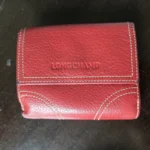 Thumbnail for Longchamp Le Foulonné red wallet