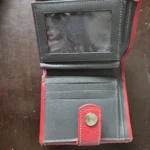 Thumbnail for Longchamp Le Foulonné red wallet