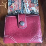 Thumbnail for Longchamp Le Foulonné red wallet