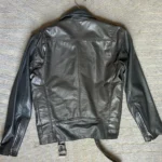 Thumbnail for Manteau de cuir recyclé style perfecto
