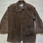 Featured thumbnail for Manteau en suède vintage