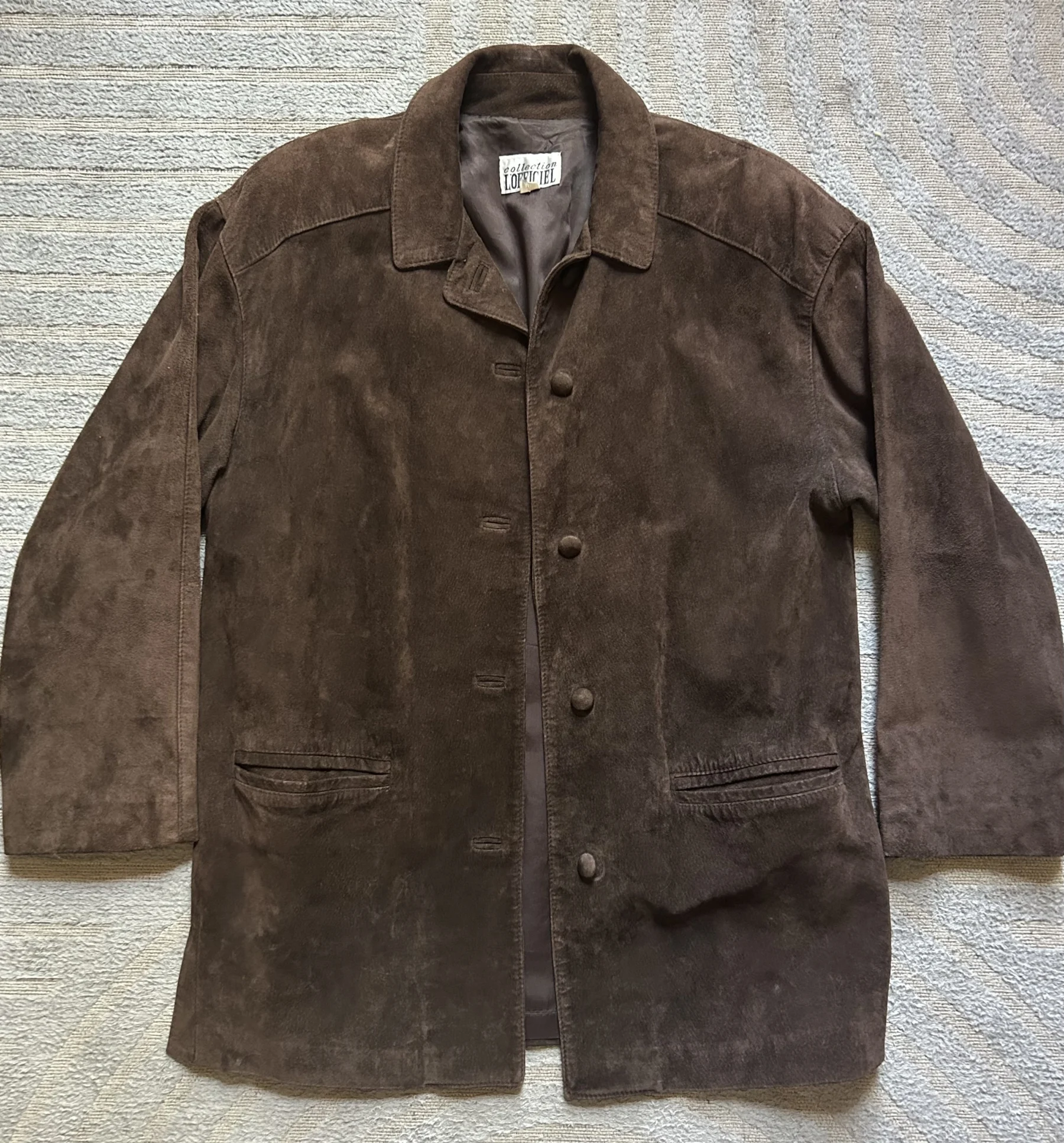 Manteau en suède vintage Vintage seconde main