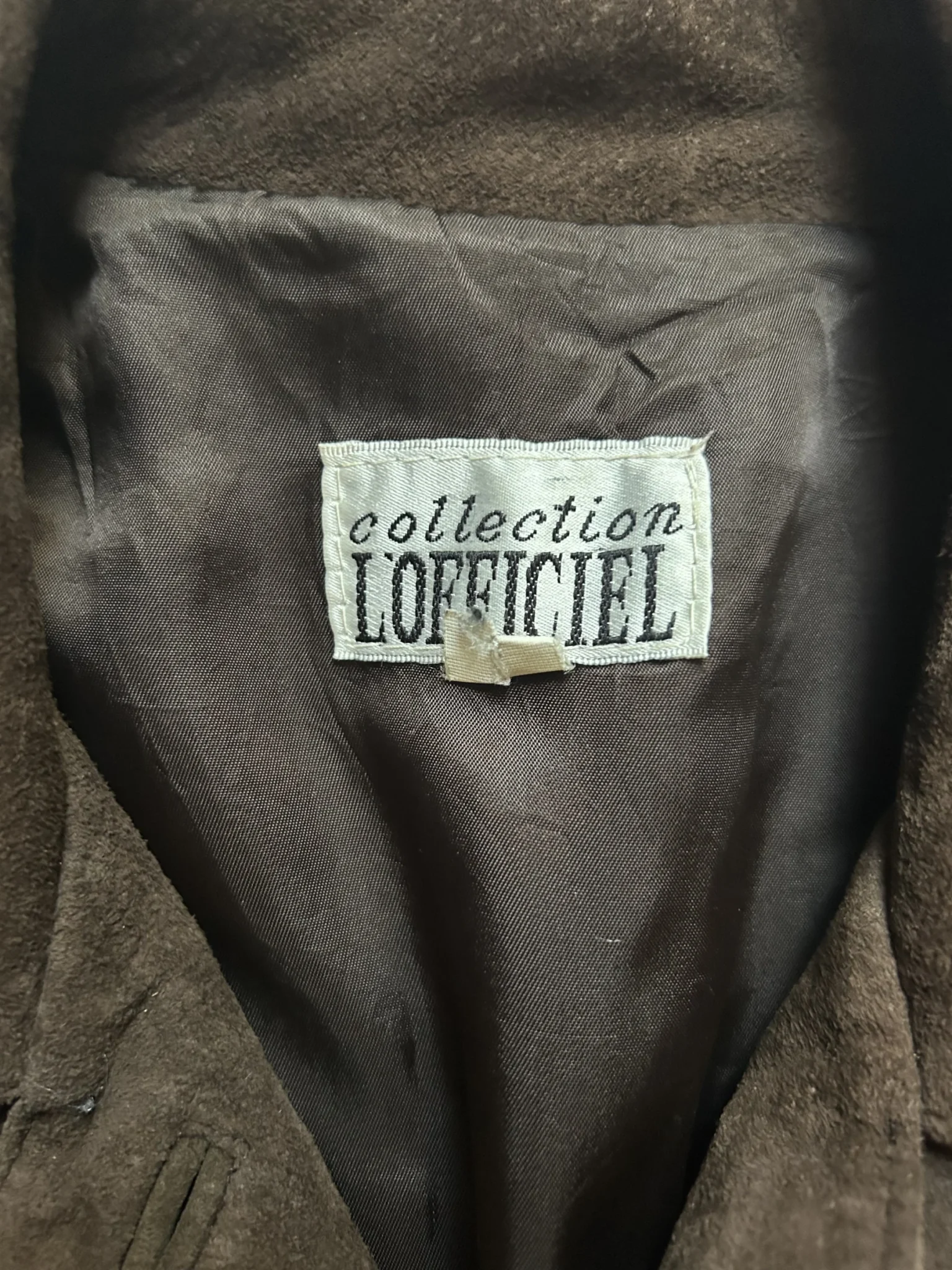 Image for Manteau en suède vintage