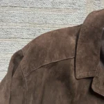 Thumbnail for Manteau en suède vintage