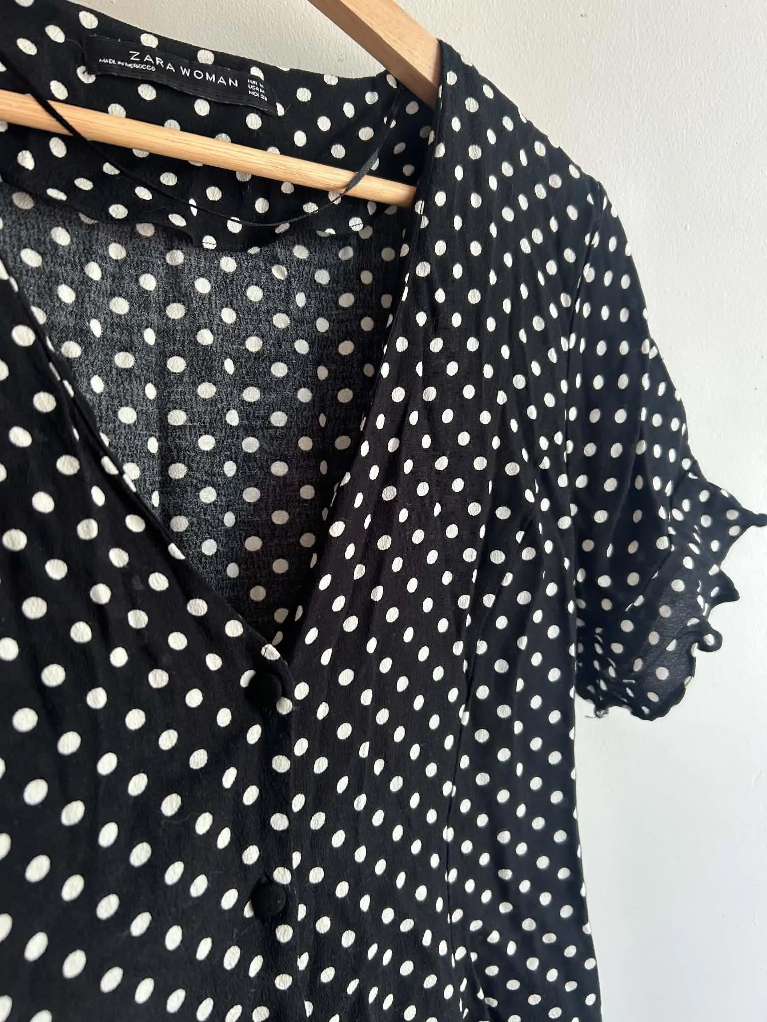 Petite robe à pois Zara Zara seconde main