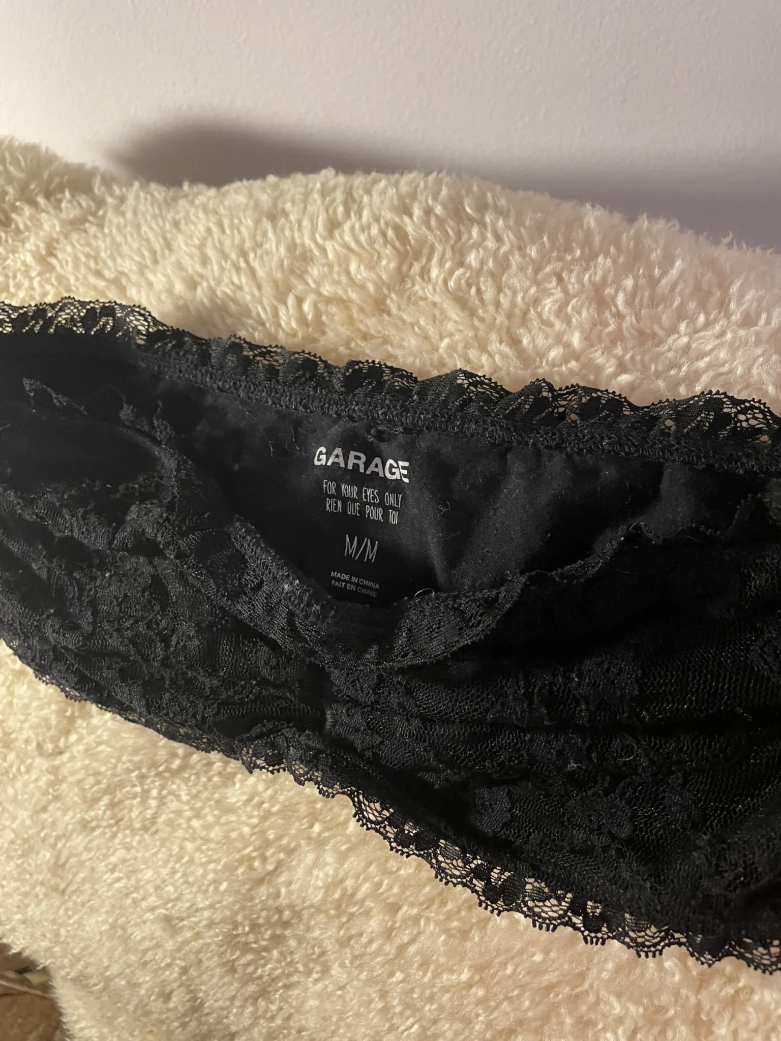 Featured image for Garage Medium lace bralette top