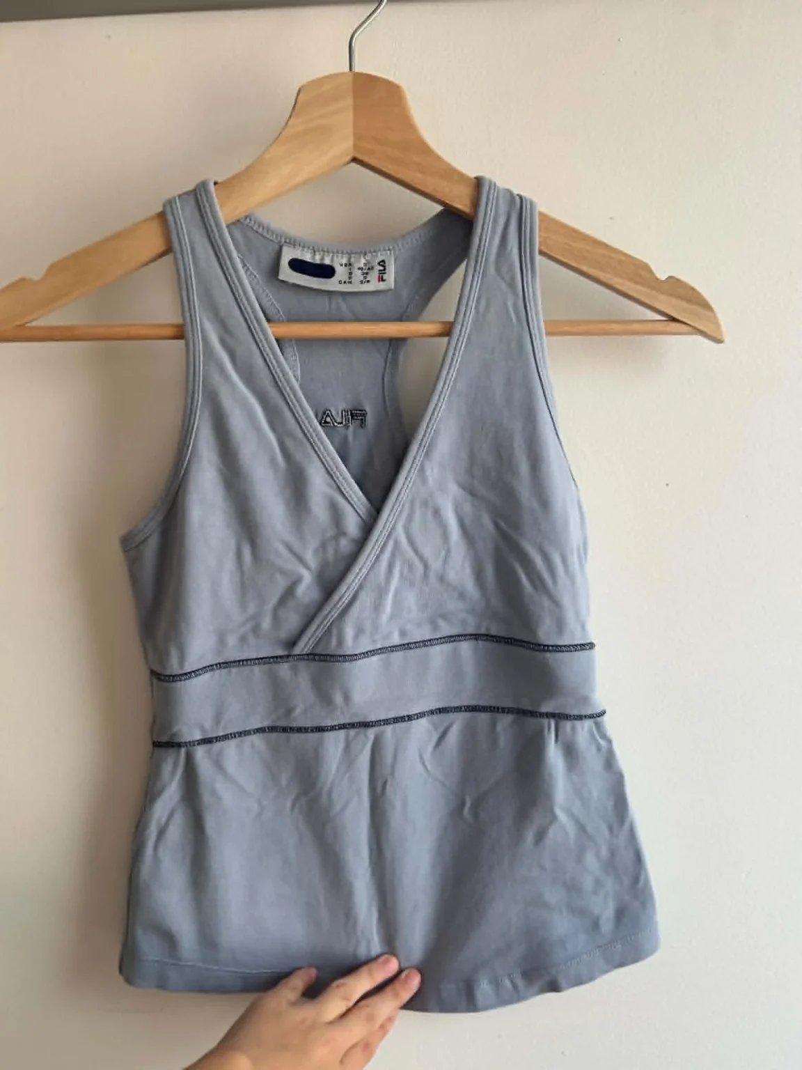 Featured image for Top Sport Vintage Fila Wrap Tank Top