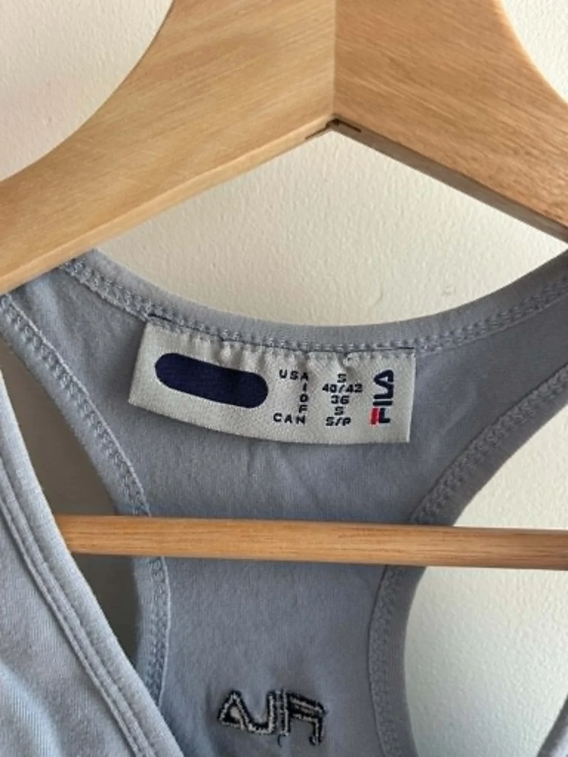 Image for Top Sport Vintage Fila Wrap Tank Top