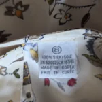 Thumbnail for 100% Soie-Blouse ivoire à jolis motifs