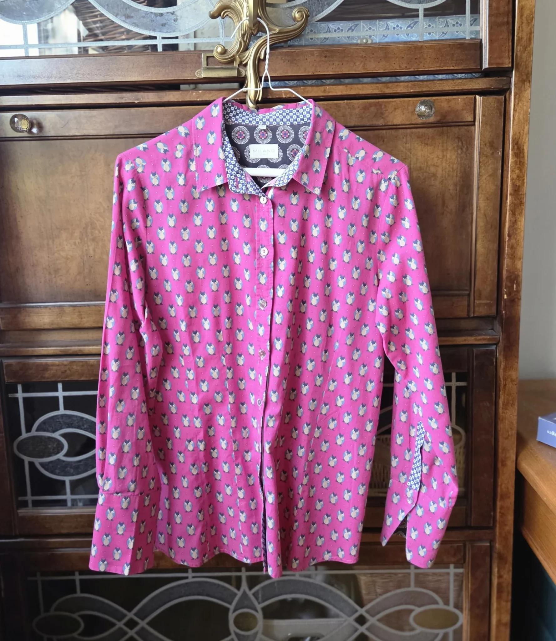 Featured image for Jolie chemise imprimé hiboux