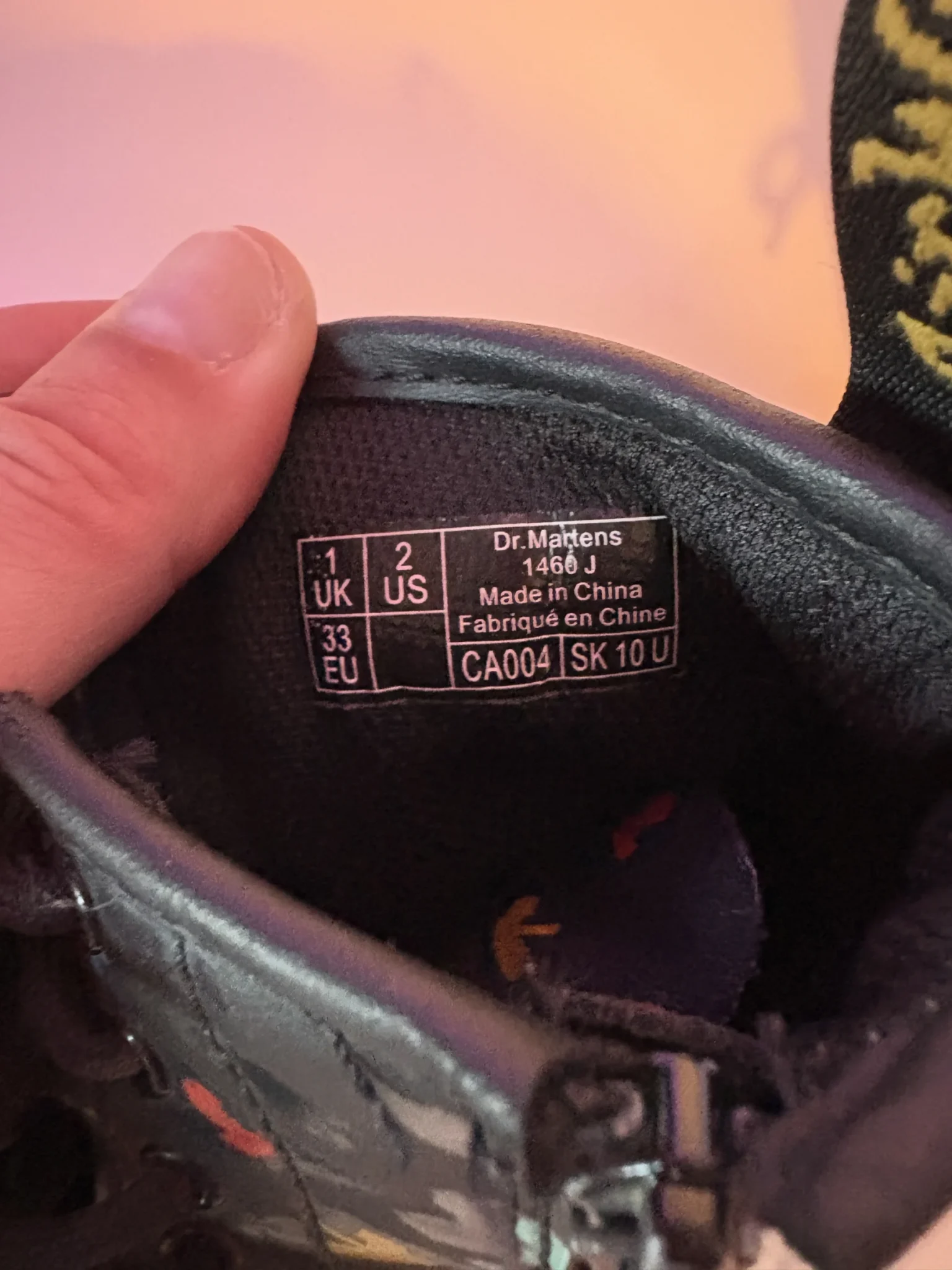 Image for Dr. Martens 1460 Wild heart Enfant -  Édition limitée avec zip