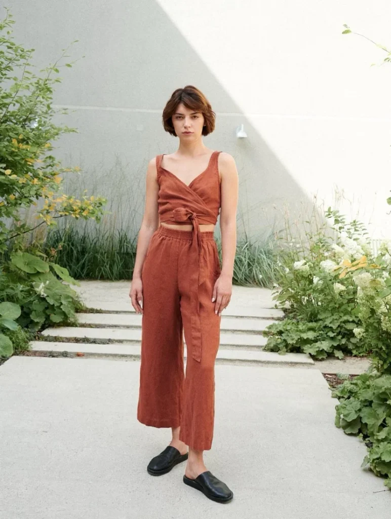 Image for Pantalon en lin Linenfox