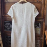 Thumbnail for Tory Burch – Stunning ivory-white dress, tweed-style