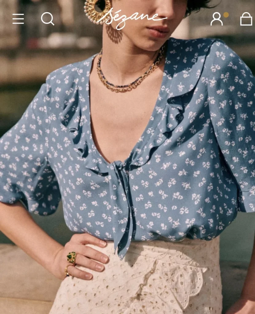 Image for ♥️Blouse modèle pomme SÉZANE