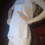 Thumbnail for One-piece outfit: white culottes skirt