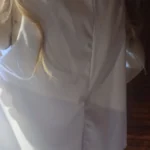 Thumbnail for One-piece outfit: white culottes skirt