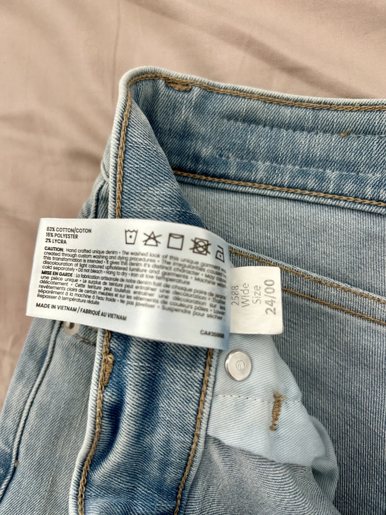 Image for Jeans Lily à jambes larges
