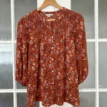 Featured thumbnail for Nanette Lepore floral blouse