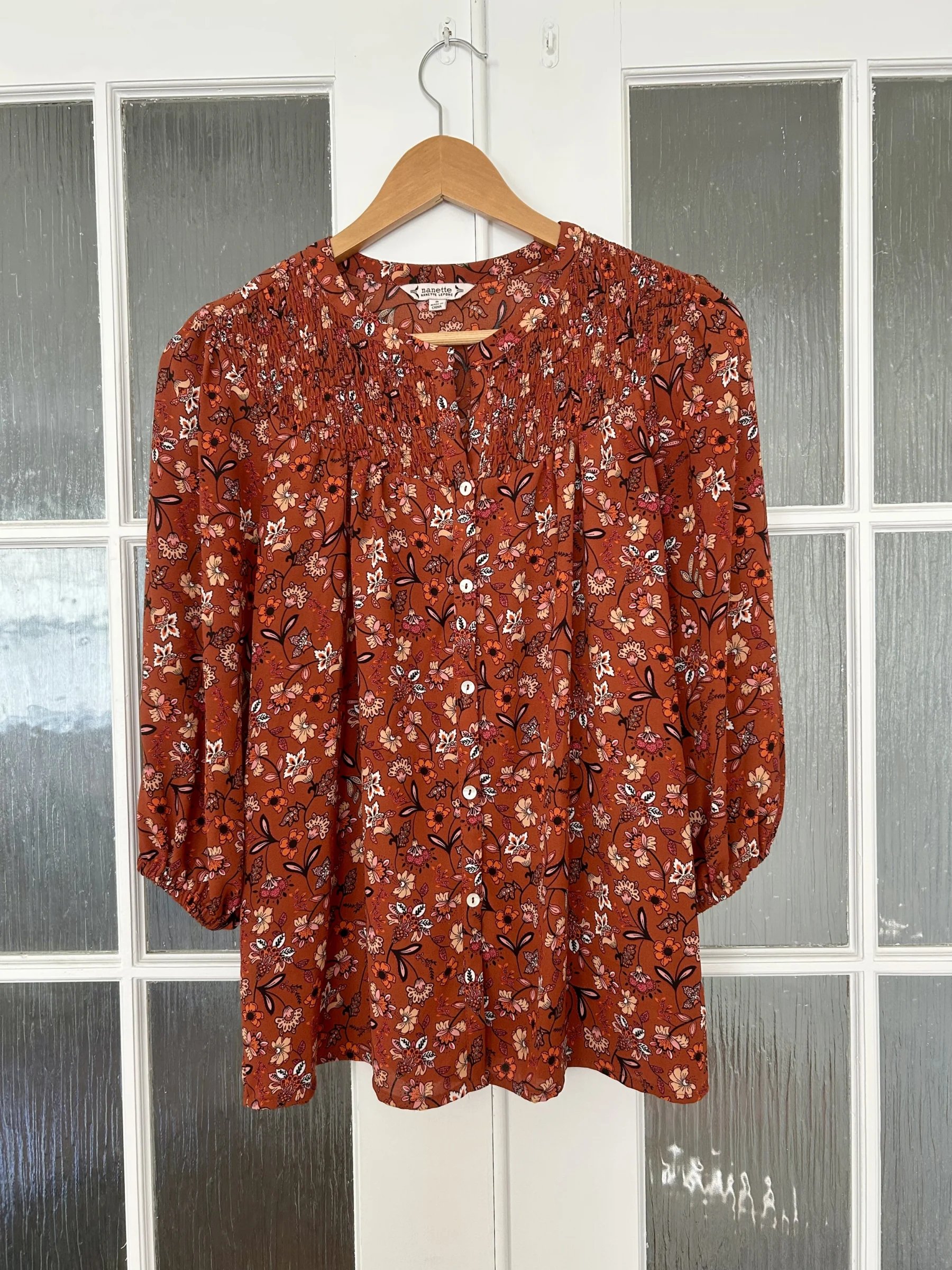 Blouse fleurie Nanette Lepore *Autre seconde main