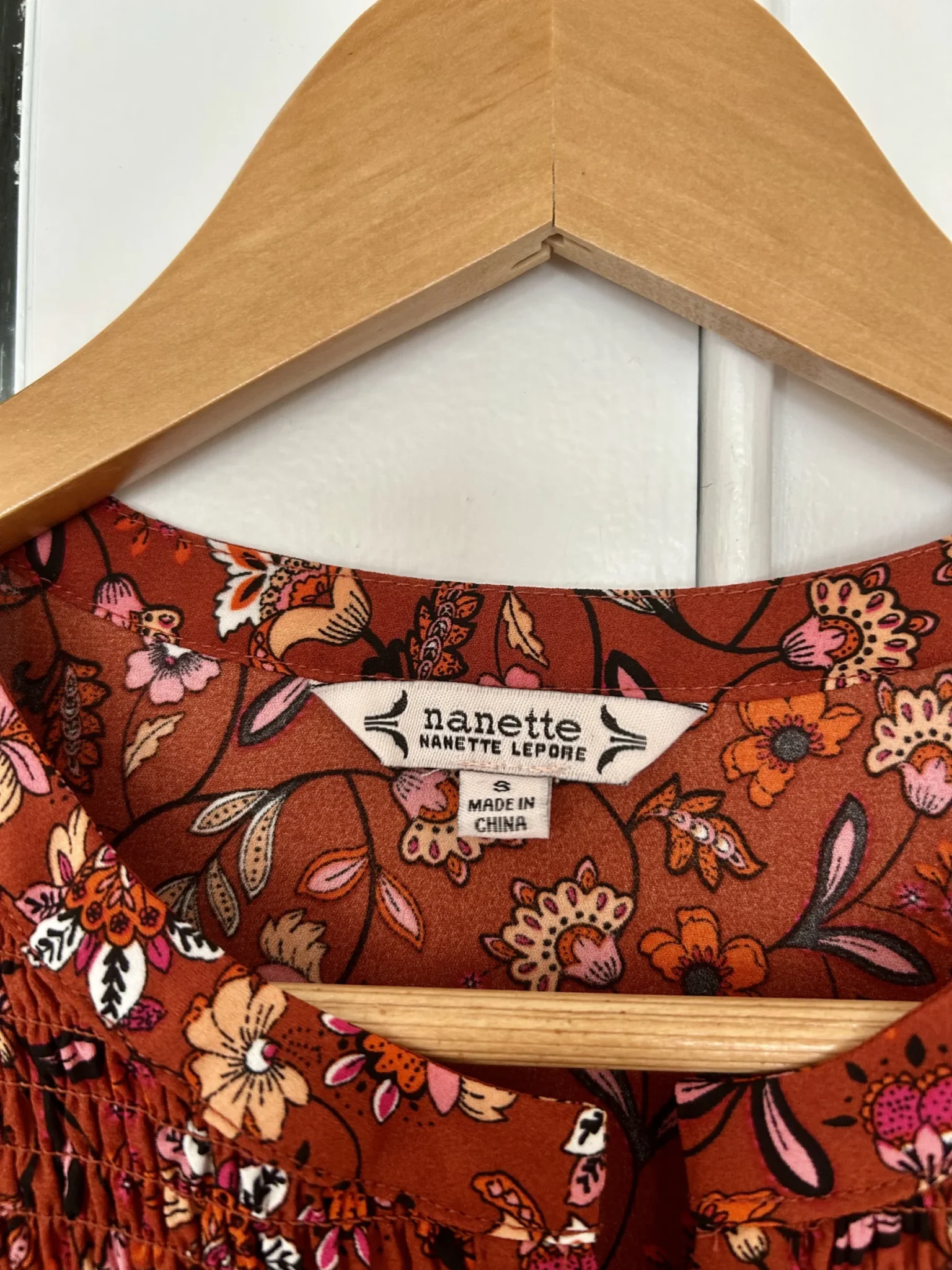 Image for Nanette Lepore floral blouse