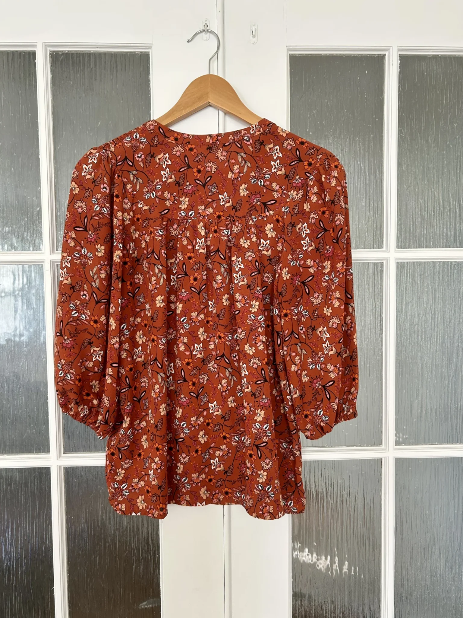 Image for Nanette Lepore floral blouse