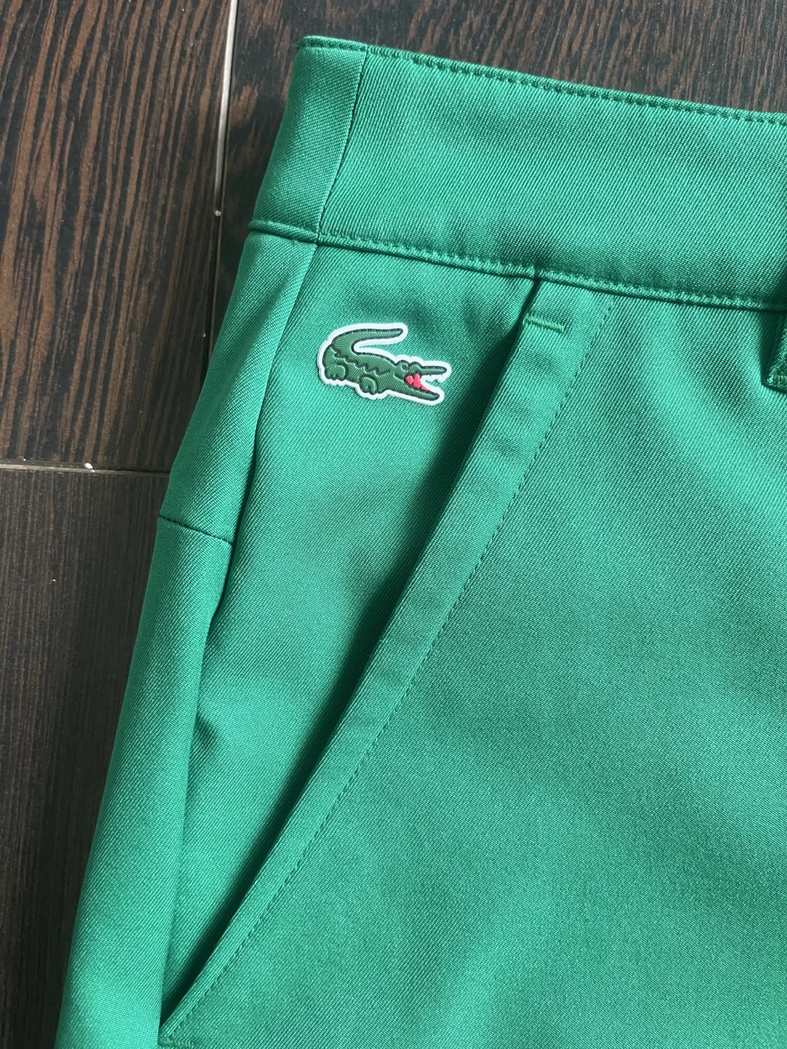 Image for Green Lacoste shorts