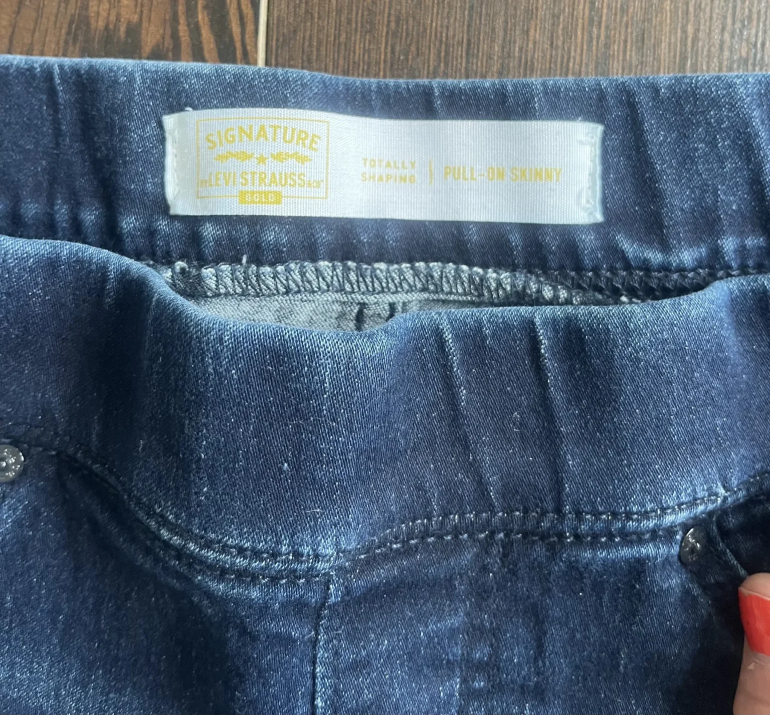 Image for Blue stretch skinny Levi’s jeans
