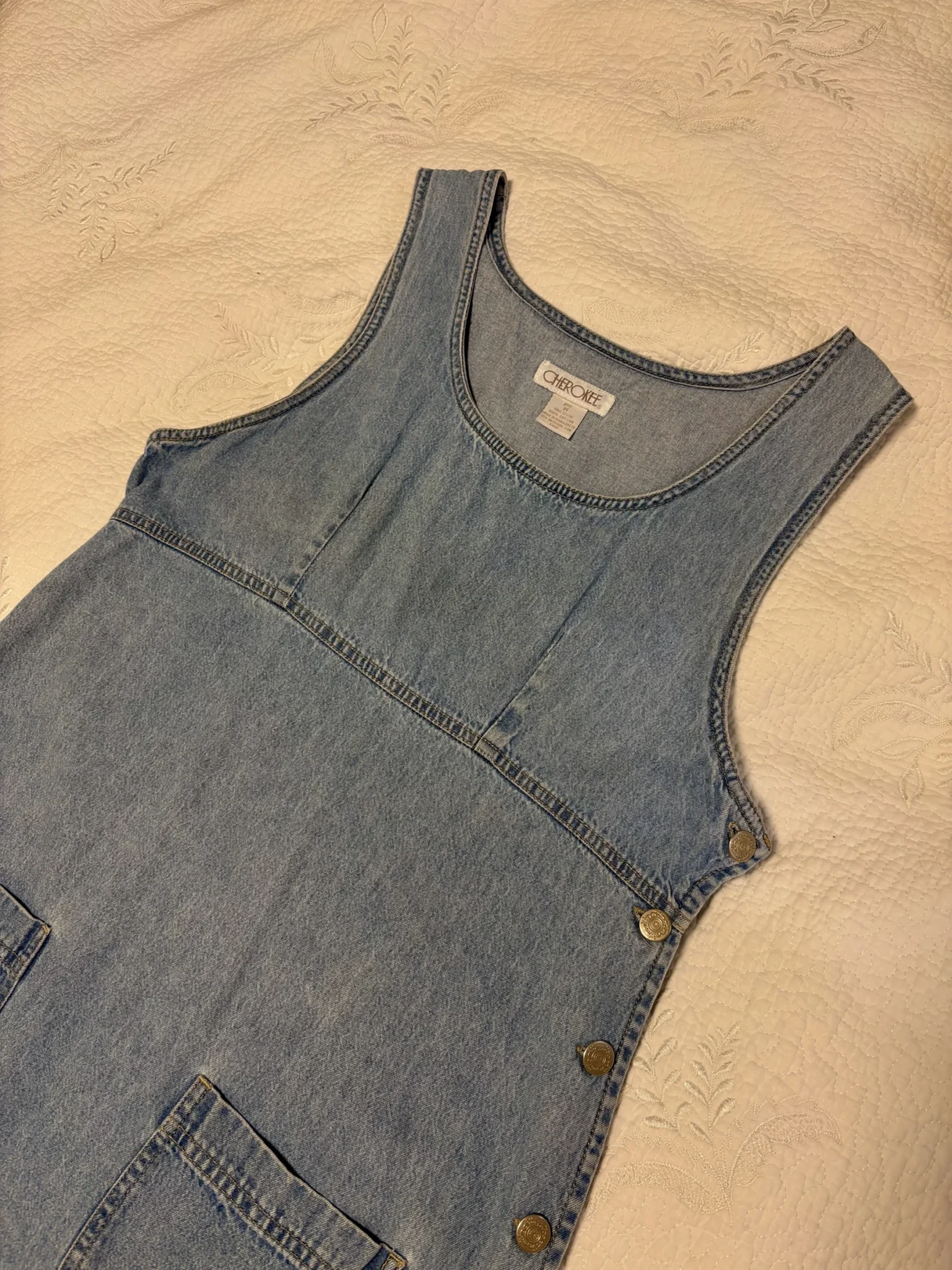 Image for Robe salopette en denim