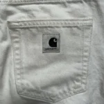Thumbnail for Carhartt white denim trousers