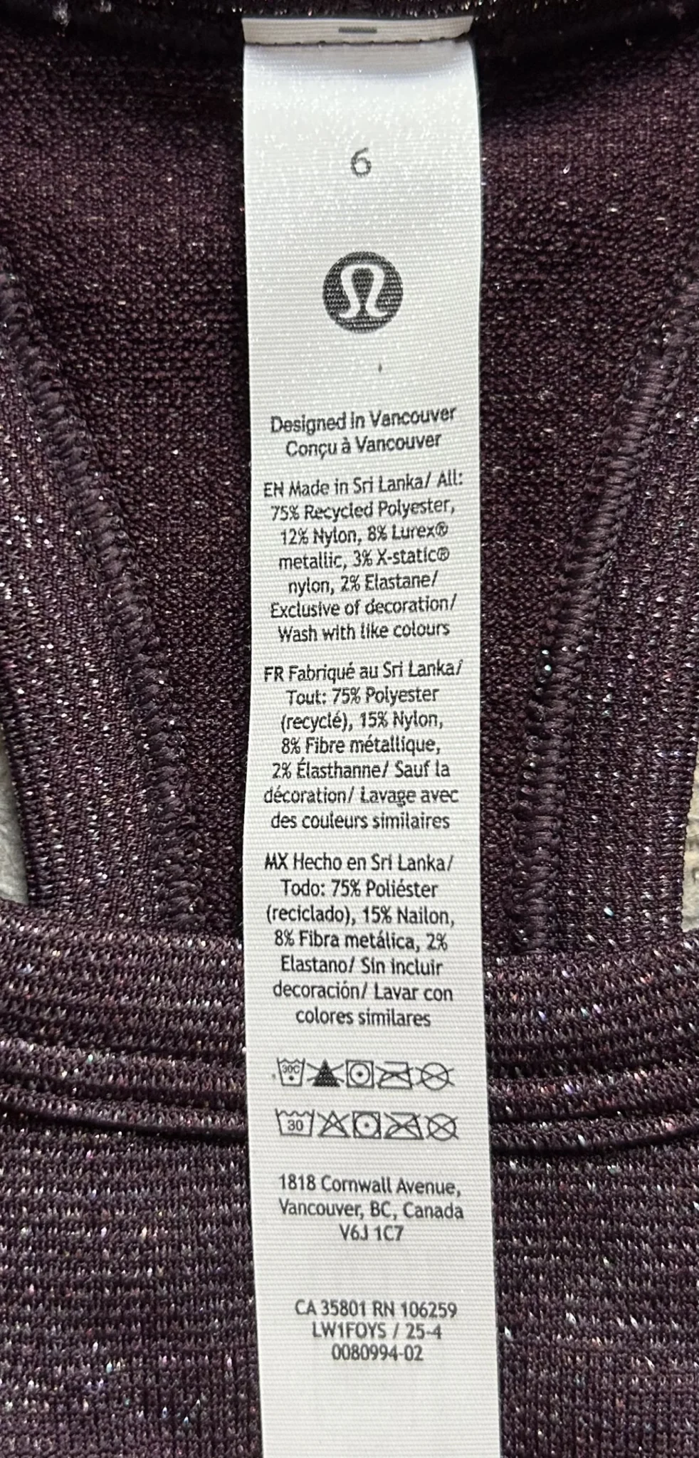 Image for Lululemon Swiftly Cropped Camisole