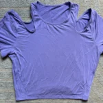 Featured thumbnail for Yoga T-shirt with cut-out shoulders