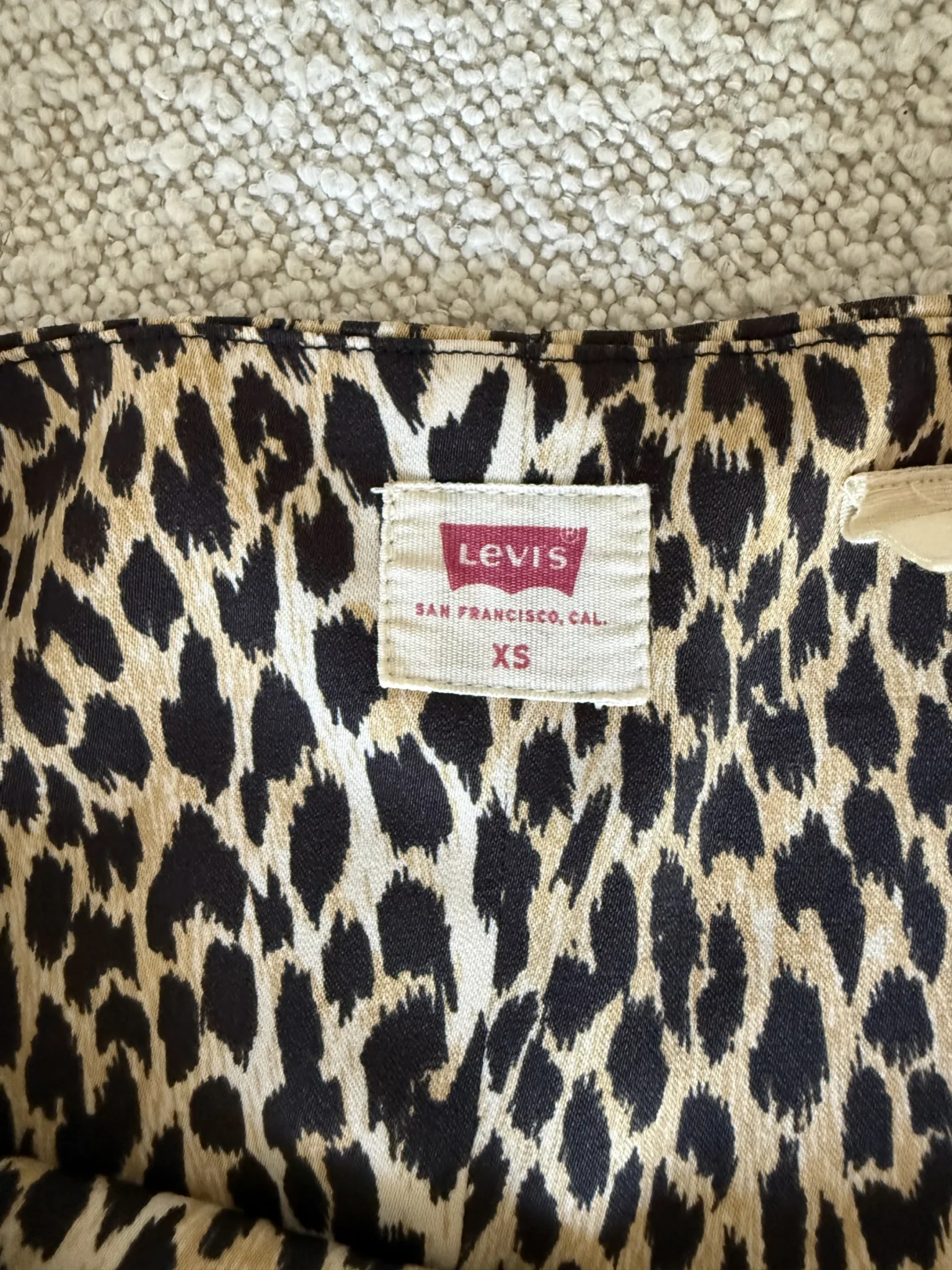 Image for Levi’s leopard-print dress