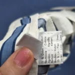 Thumbnail for Lacoste shorts with blue stripes