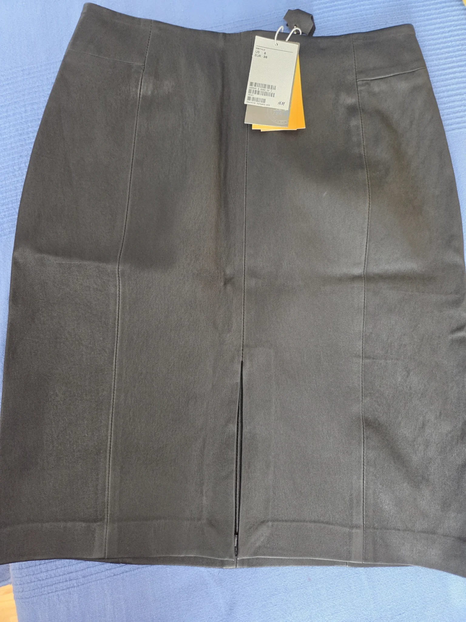 Featured image for Black leather skirt