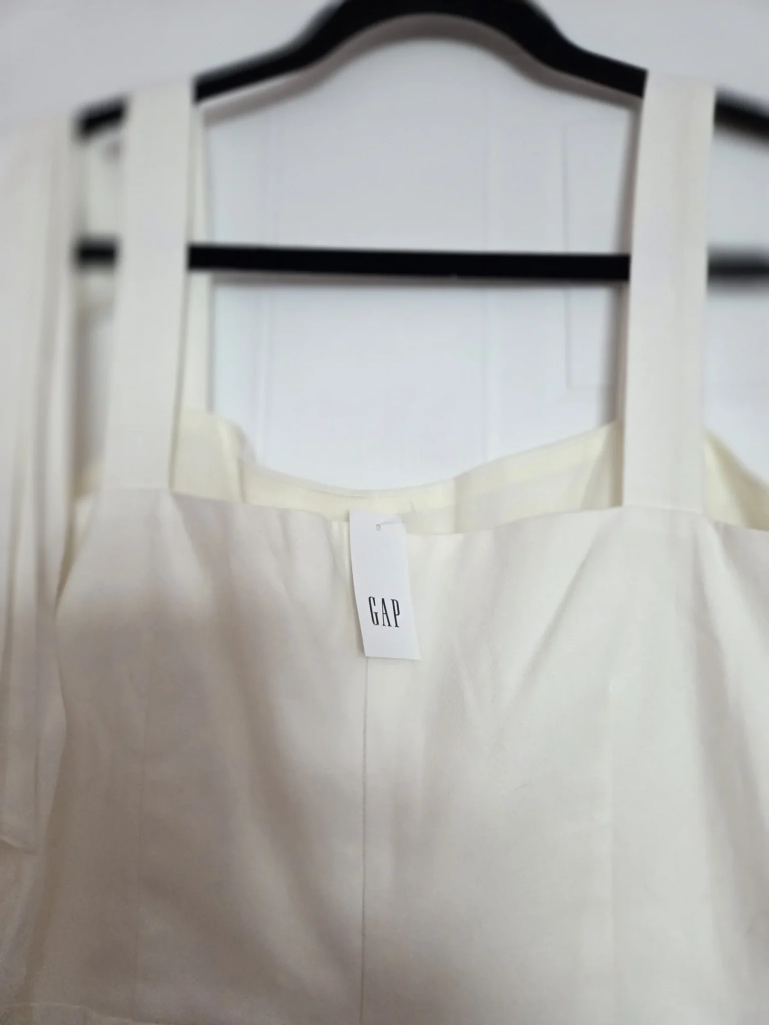 Image for Salopette GAP cotton blanc avec ceinture du même matériel